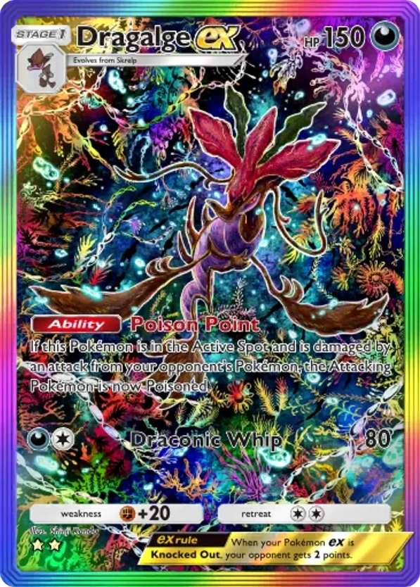 Dragalge ex card front