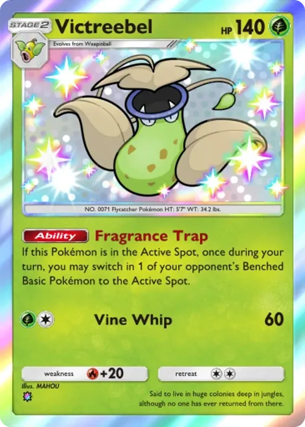 Victreebel card front