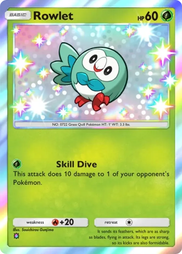 Rowlet card front