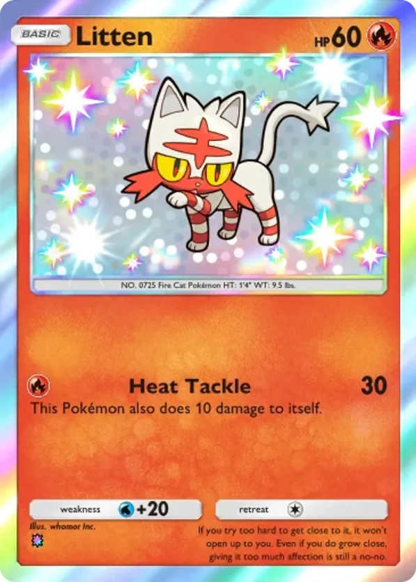 Litten card front