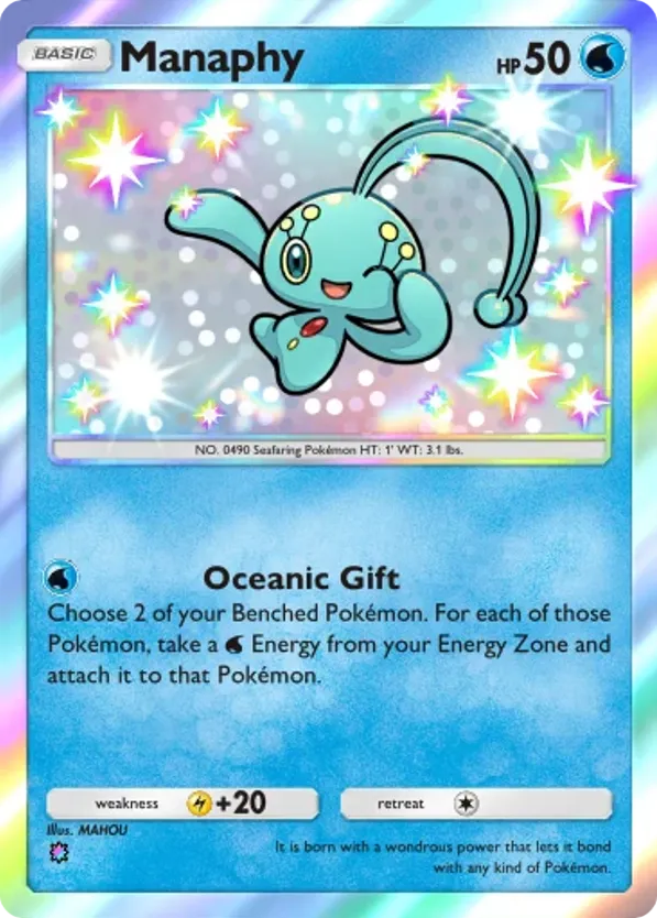 Manaphy card front