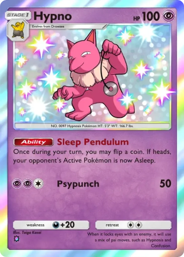 Hypno card front