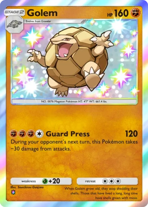 Golem card front