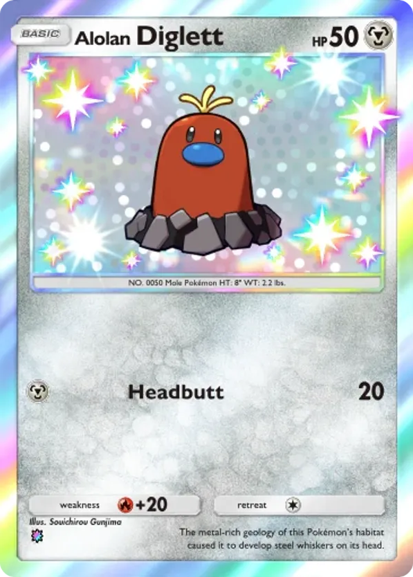 Alolan Diglett card front