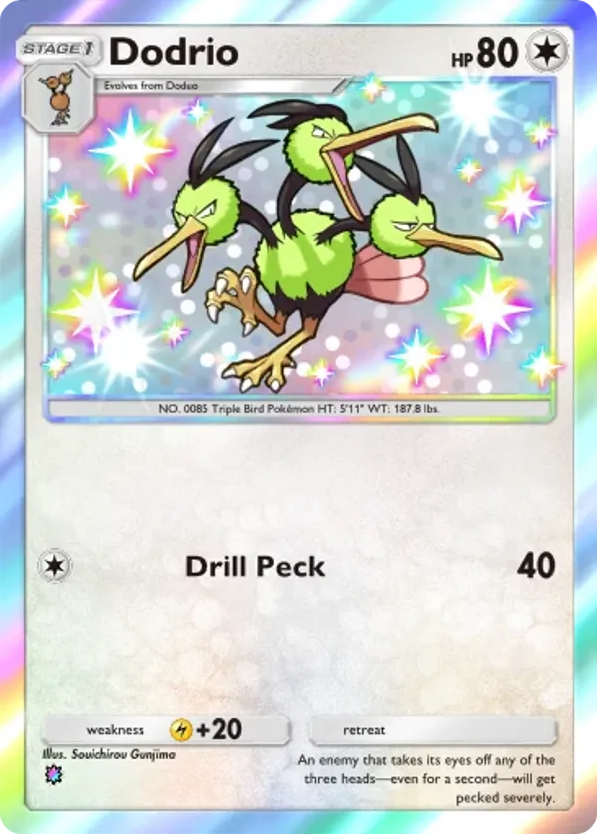 Dodrio card front