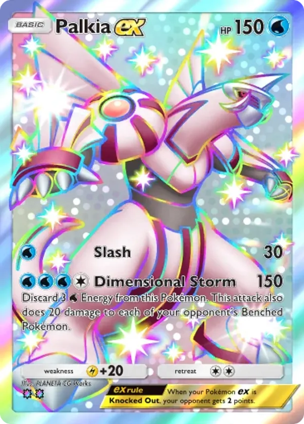 Palkia ex card front