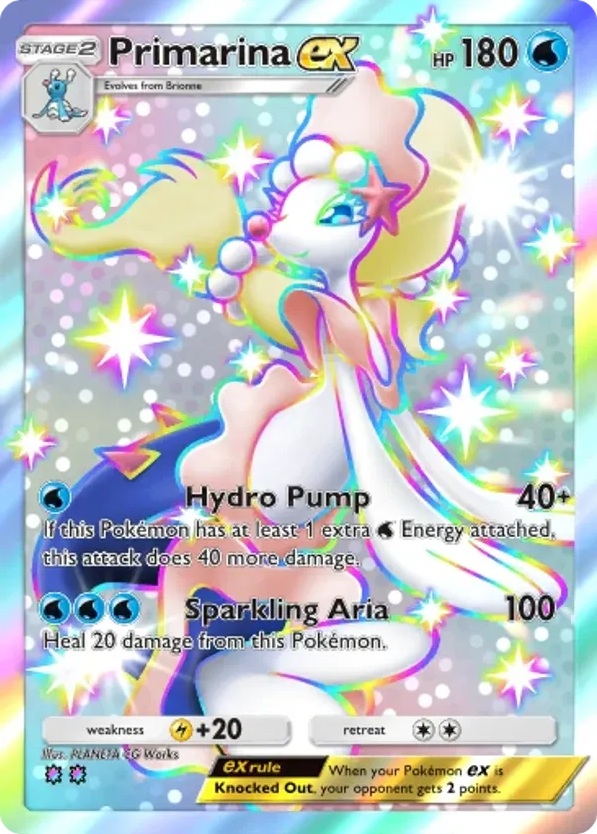 Primarina ex card front