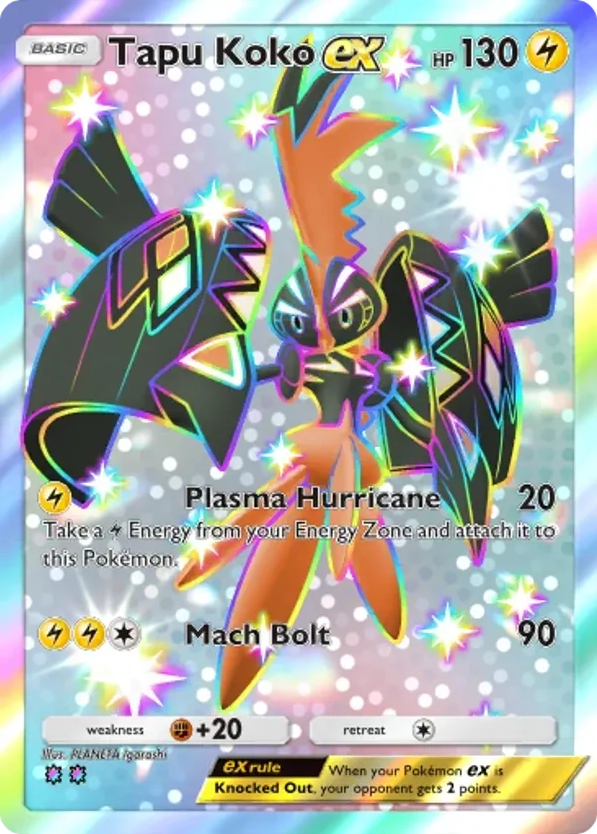 Tapu Koko ex card front