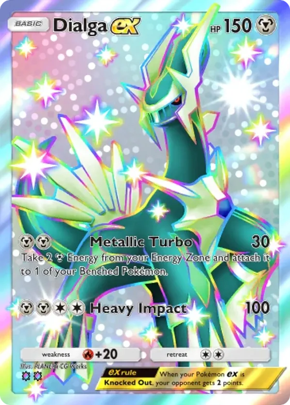 Dialga ex card front
