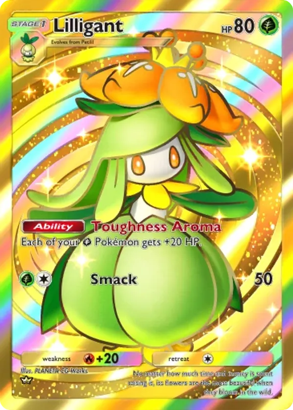 Lilligant card front