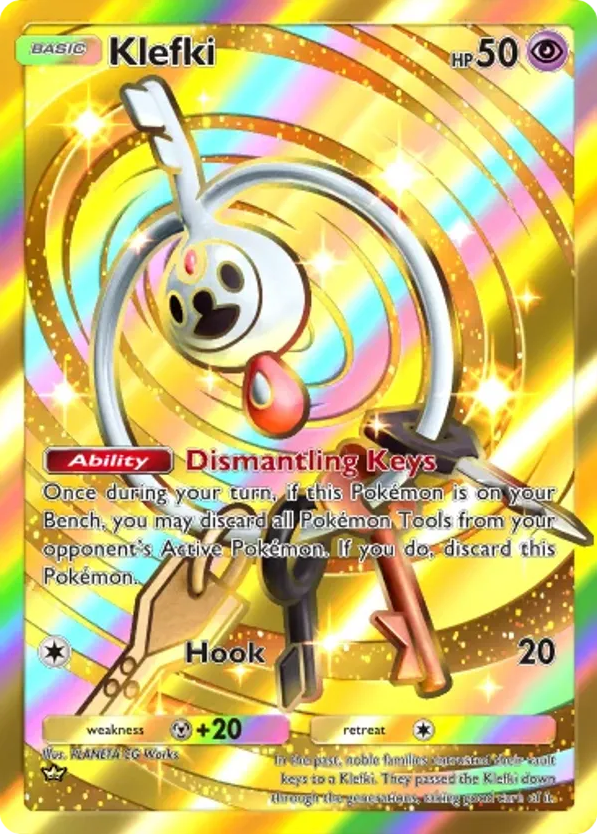 Klefki card front