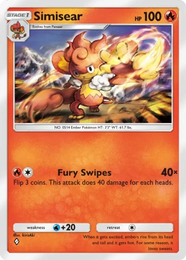 Simisear card front