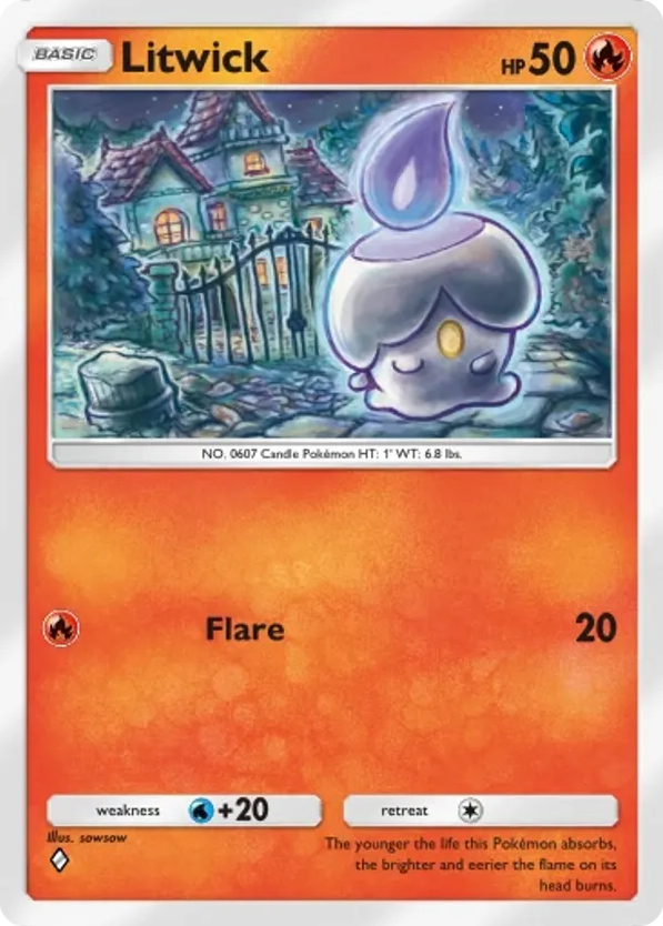 Litwick card front