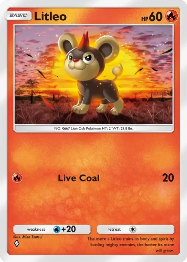Litleo card front