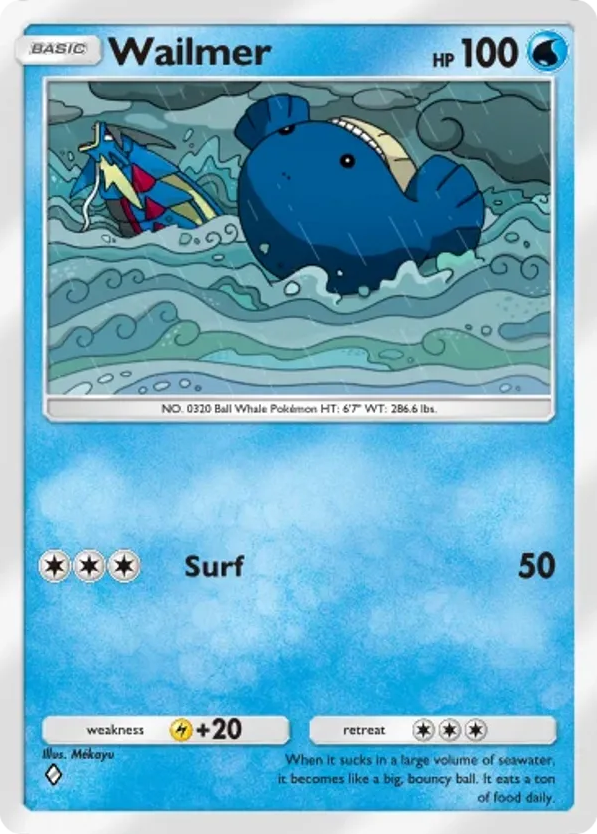 Wailmer card front
