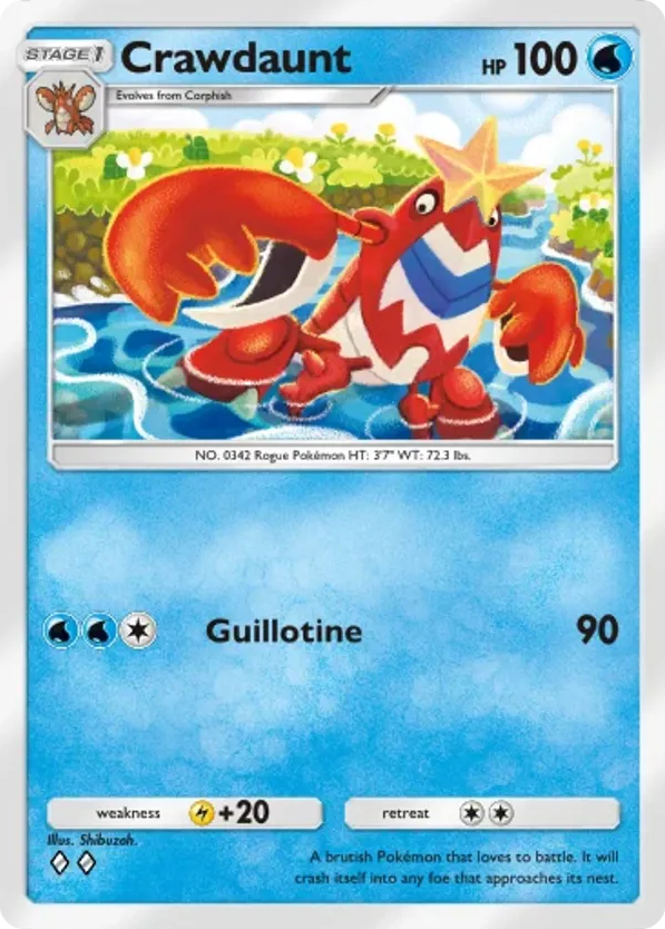 Crawdaunt card front