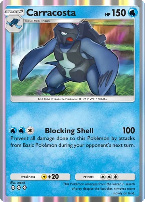 Carracosta card front