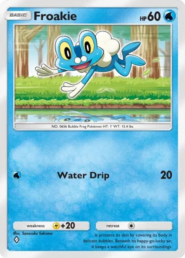 Froakie card front