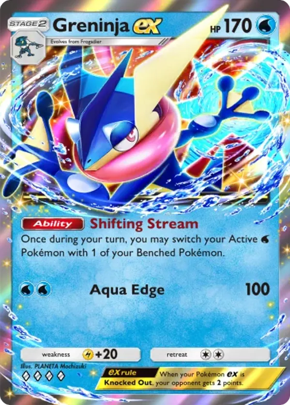 Greninja ex card front