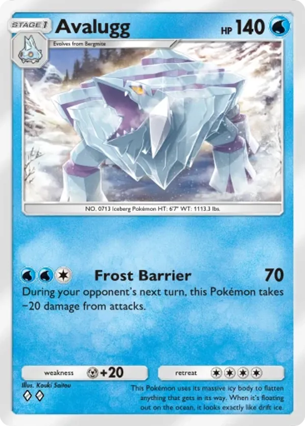 Avalugg card front