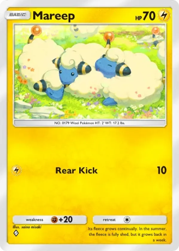 Mareep card front