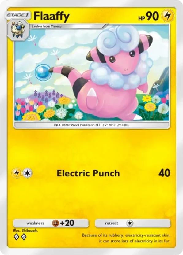 Flaaffy card front