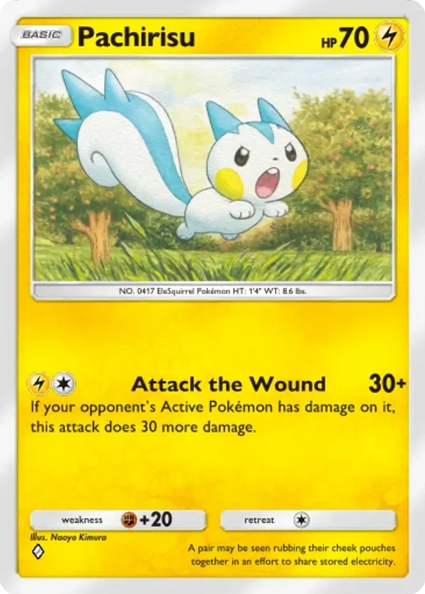 Pachirisu card front