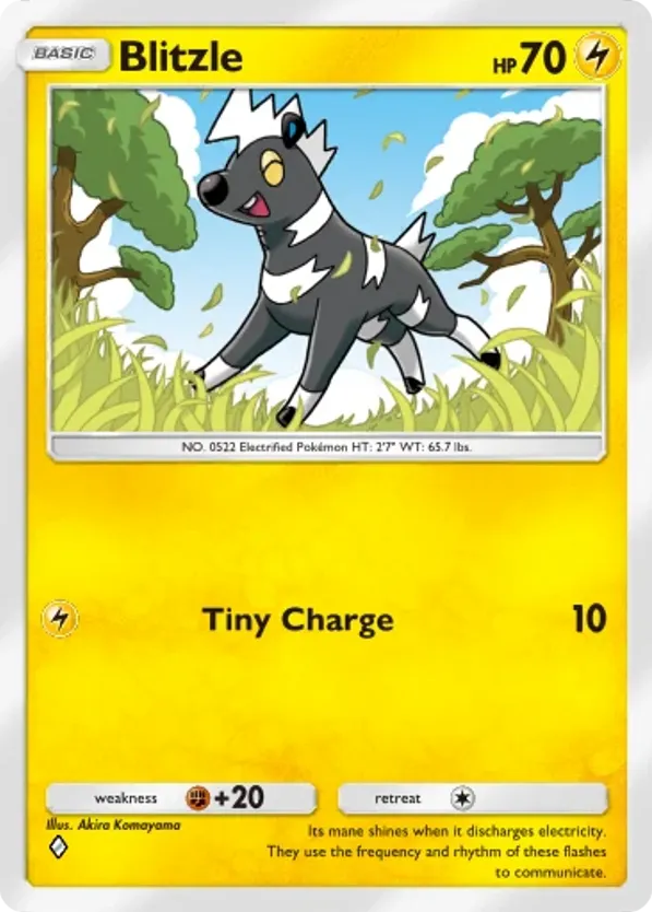 Blitzle card front