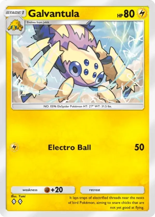 Galvantula card front