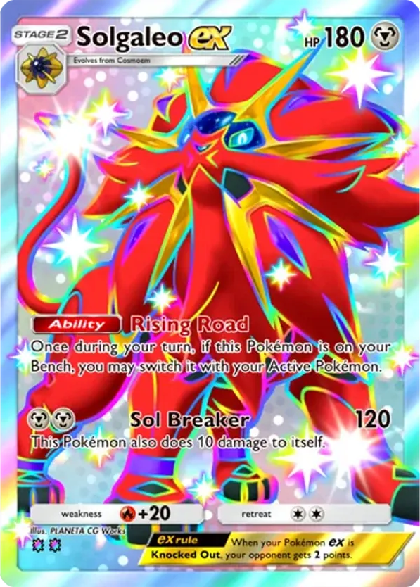 Solgaleo ex card front
