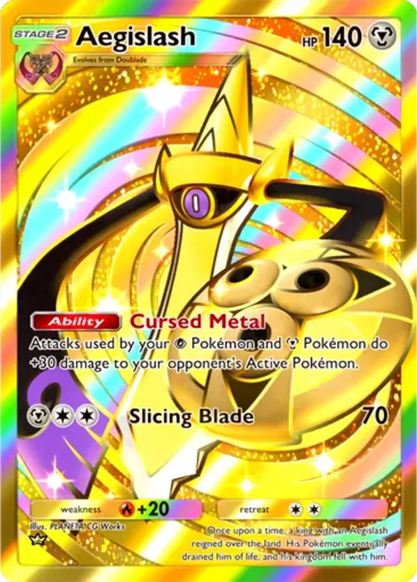 Aegislash card front