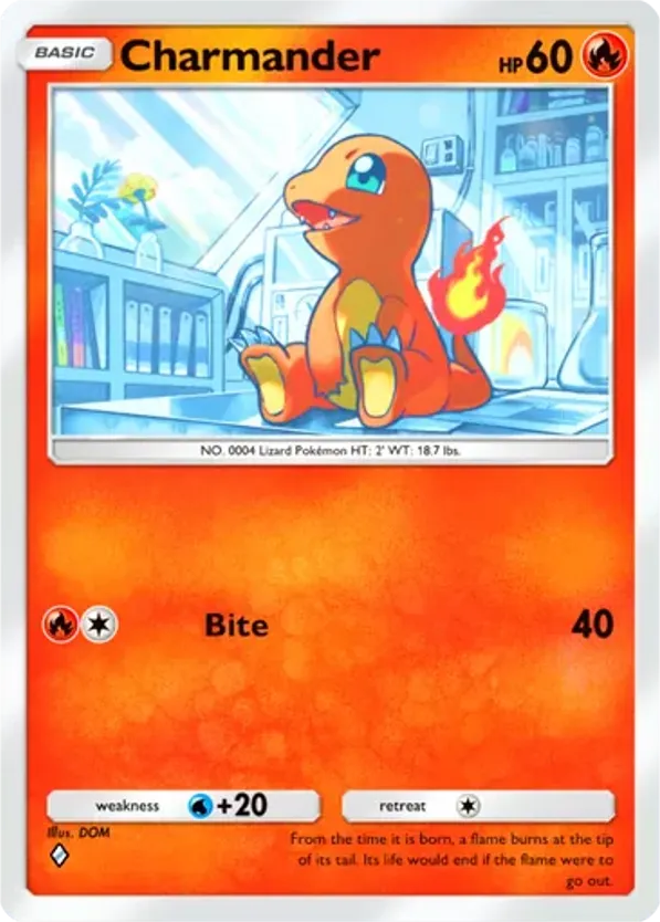 Charmander card front
