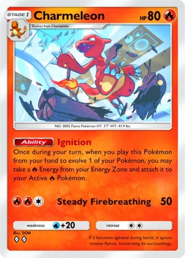 Charmeleon card front