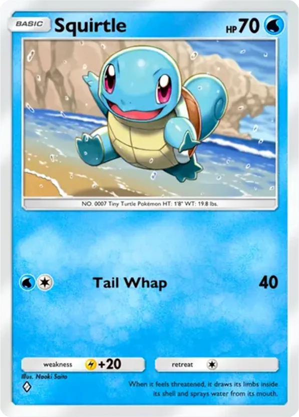 Squirtle card front