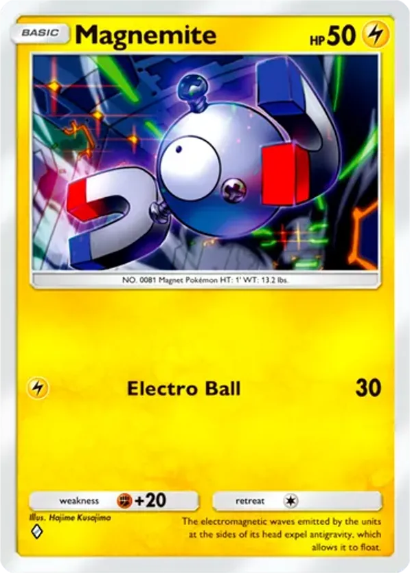 Magnemite card front