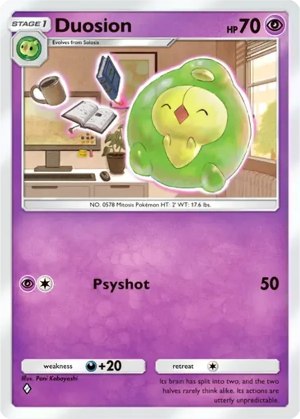 Duosion card front
