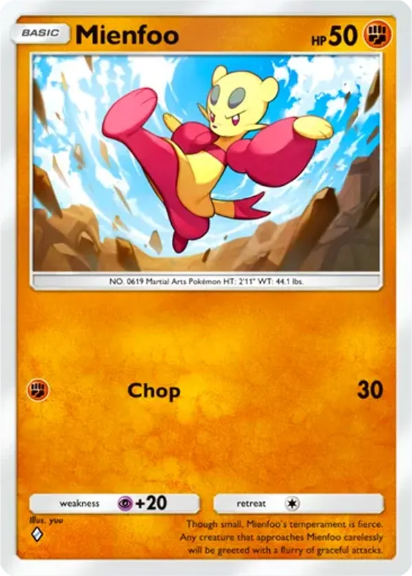 Mienfoo card front