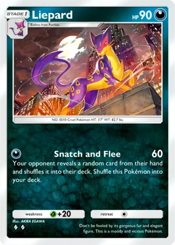 Liepard card front