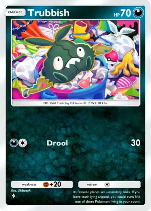 Trubbish card front