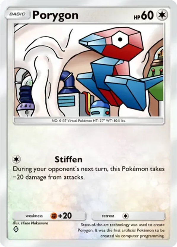 Porygon card front