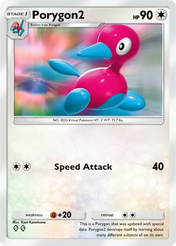 Porygon2 card front