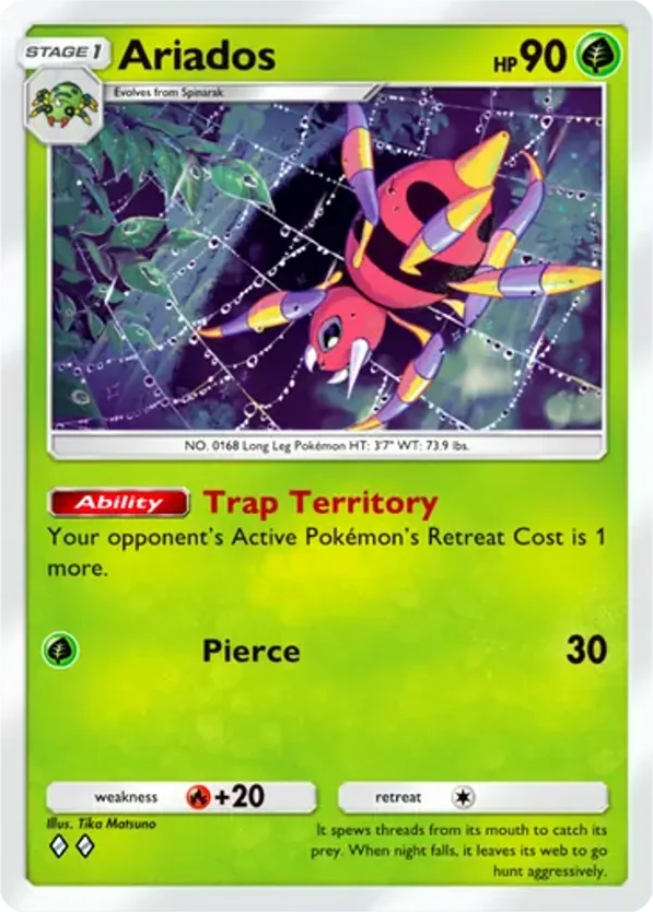 Ariados card front