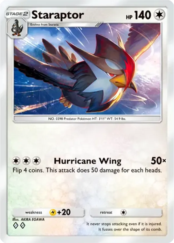 Staraptor card front
