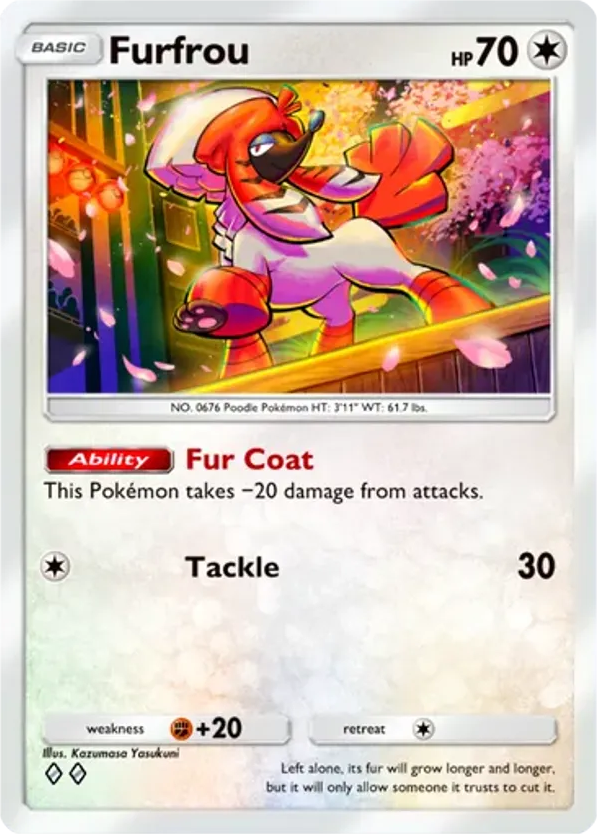 Furfrou card front