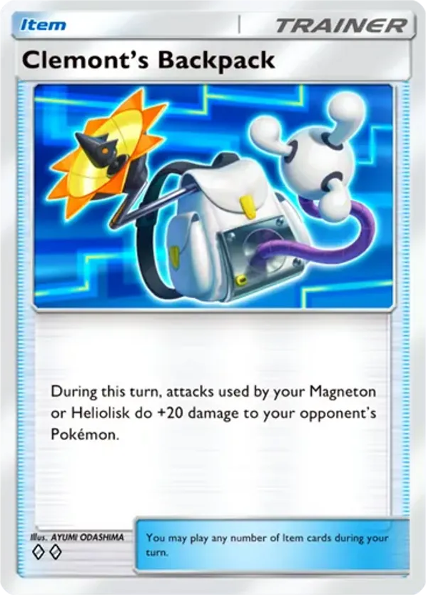 Clemont's Backpack card front