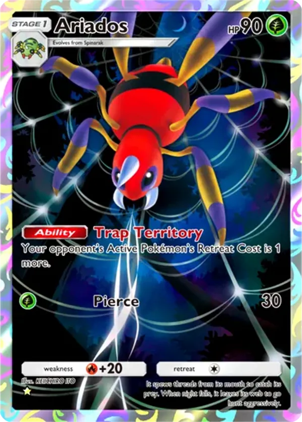 Ariados card front