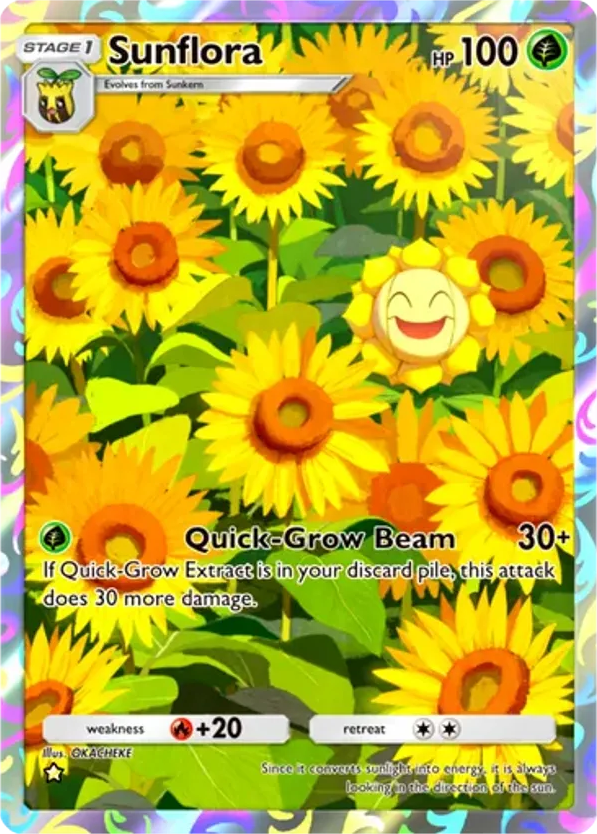 Sunflora card front