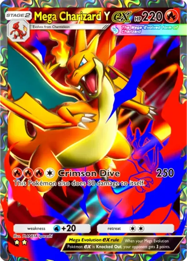 Mega Charizard Y ex card front