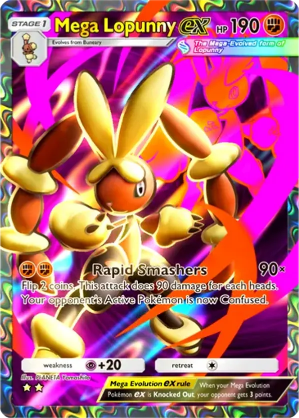Mega Lopunny ex card front