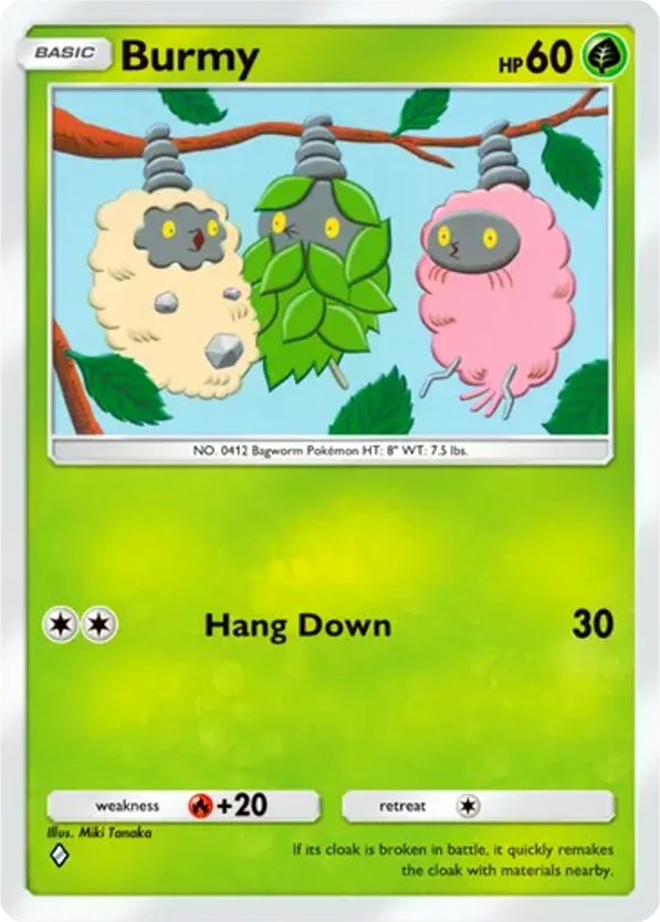 Burmy card front